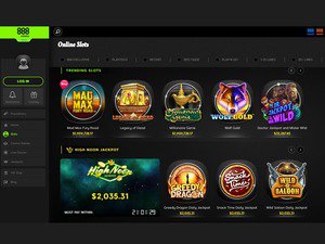 888 Online Casino games