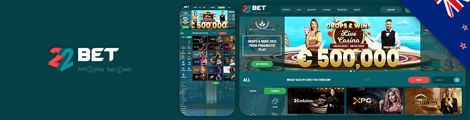 22bet casino bonus