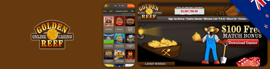 golden reef casino bonus