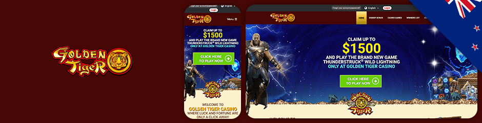 golden tiger casino bonus