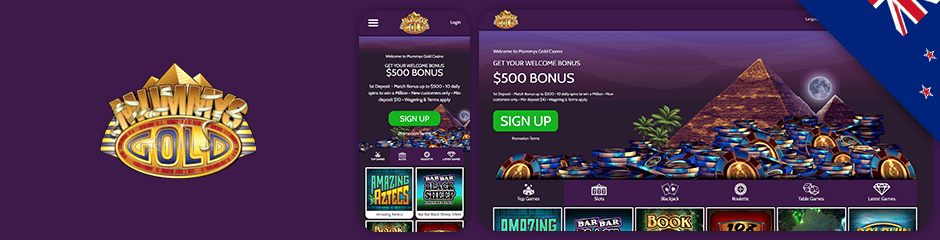 mummys gold casino bonus