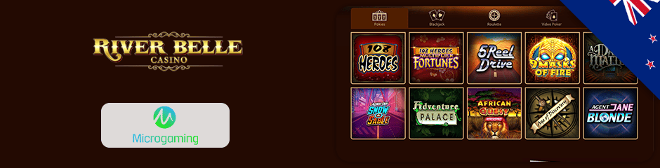 riverbelle casino games and software