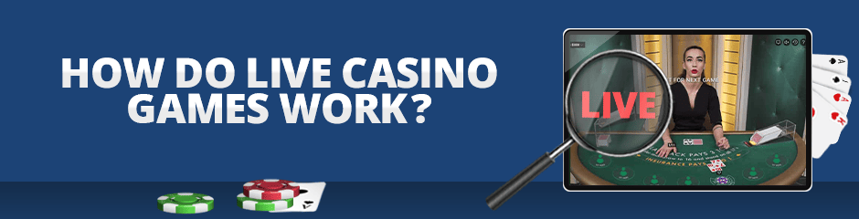 how do live casino games work?