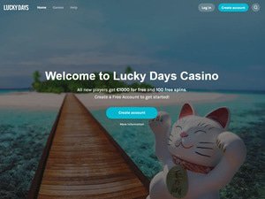 LuckyDays Casino website