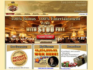 Riverbelle Casino website