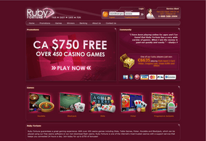 Ruby Fortune Casino website